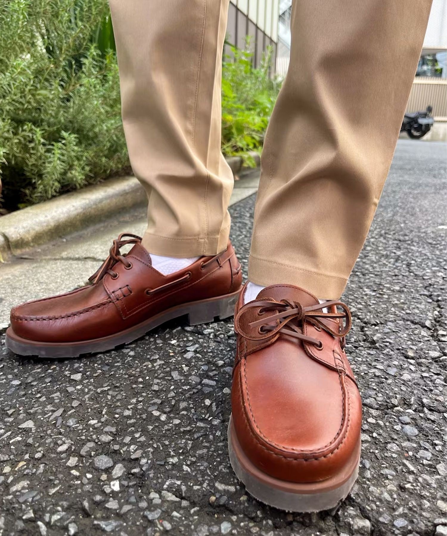 AIGLE｜【EC限定】フルグレインレザー トランスミッション レザー