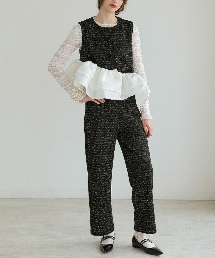 DONOBAN｜スカラップブレードレースセットアップ | Rakuten Fashion