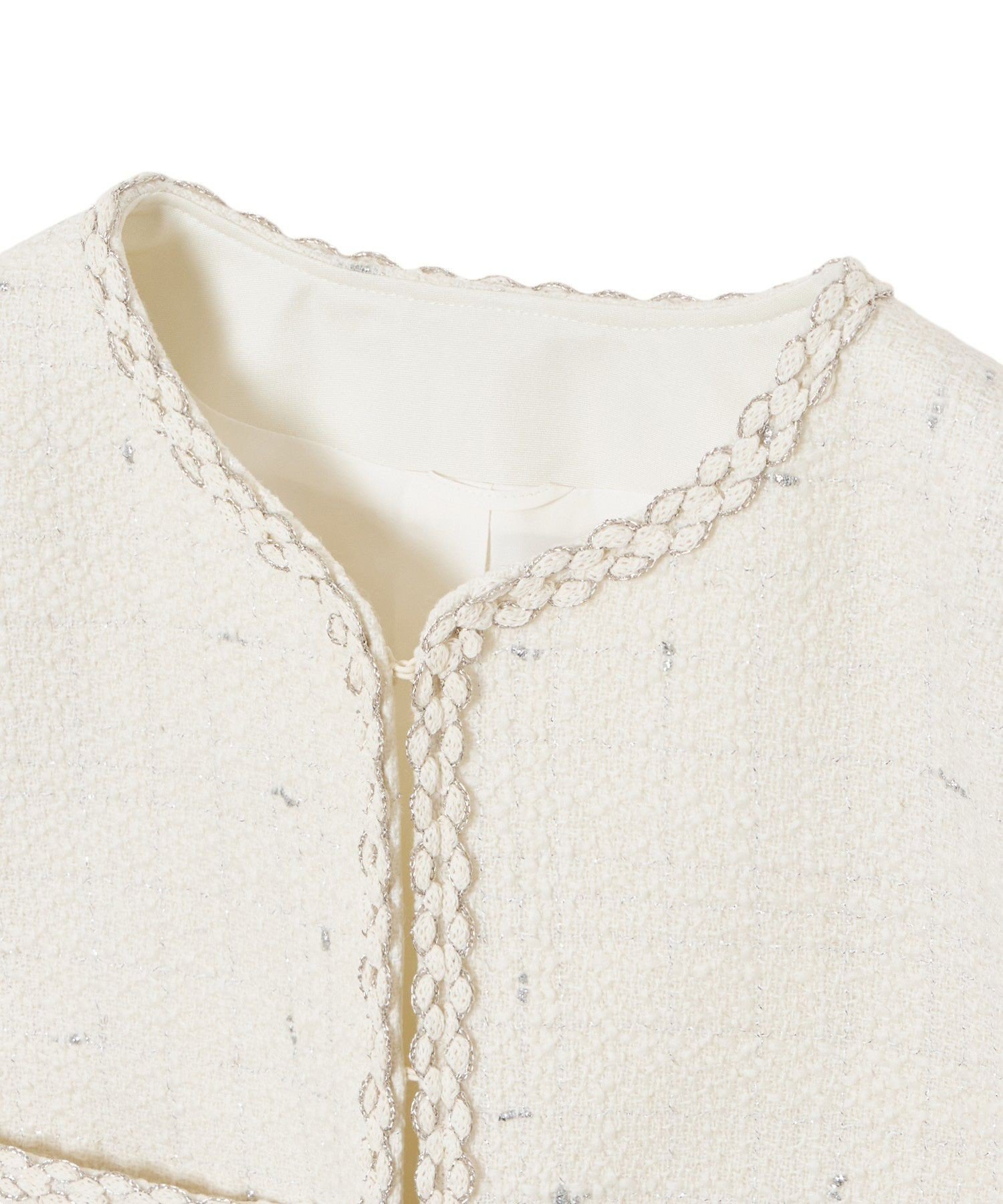 ANAYI｜【セットアップ対応商品】ラメスラブツイードショート