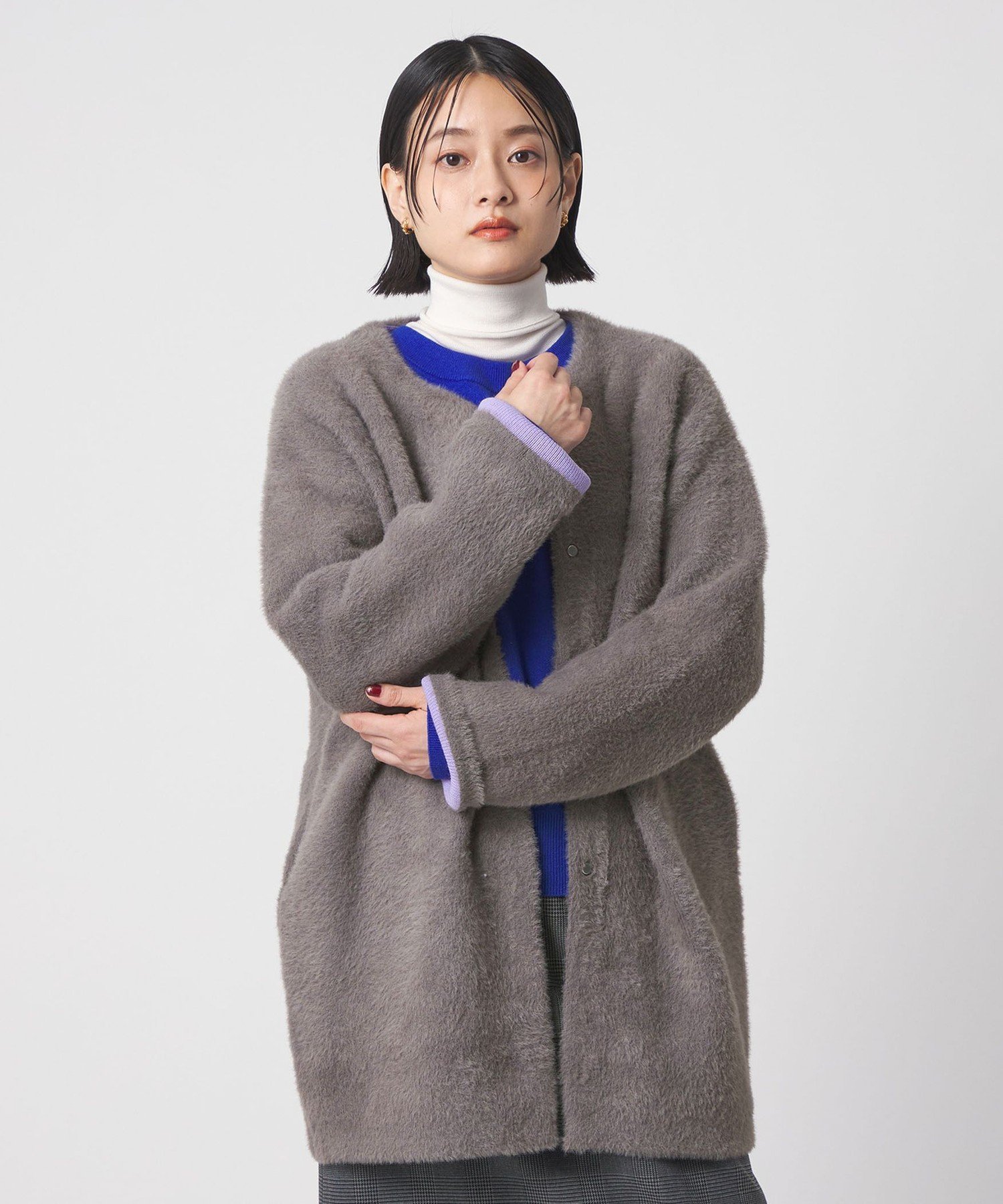 UNITED ARROWS LTD. OUTLET｜ダブルフェイス フェザーニットコート <A