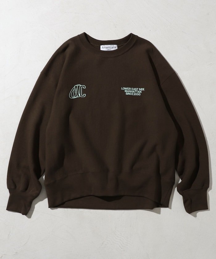 FREAK'S STORE｜別注 ダブルプリント クルーネックスウェット / ロゴ