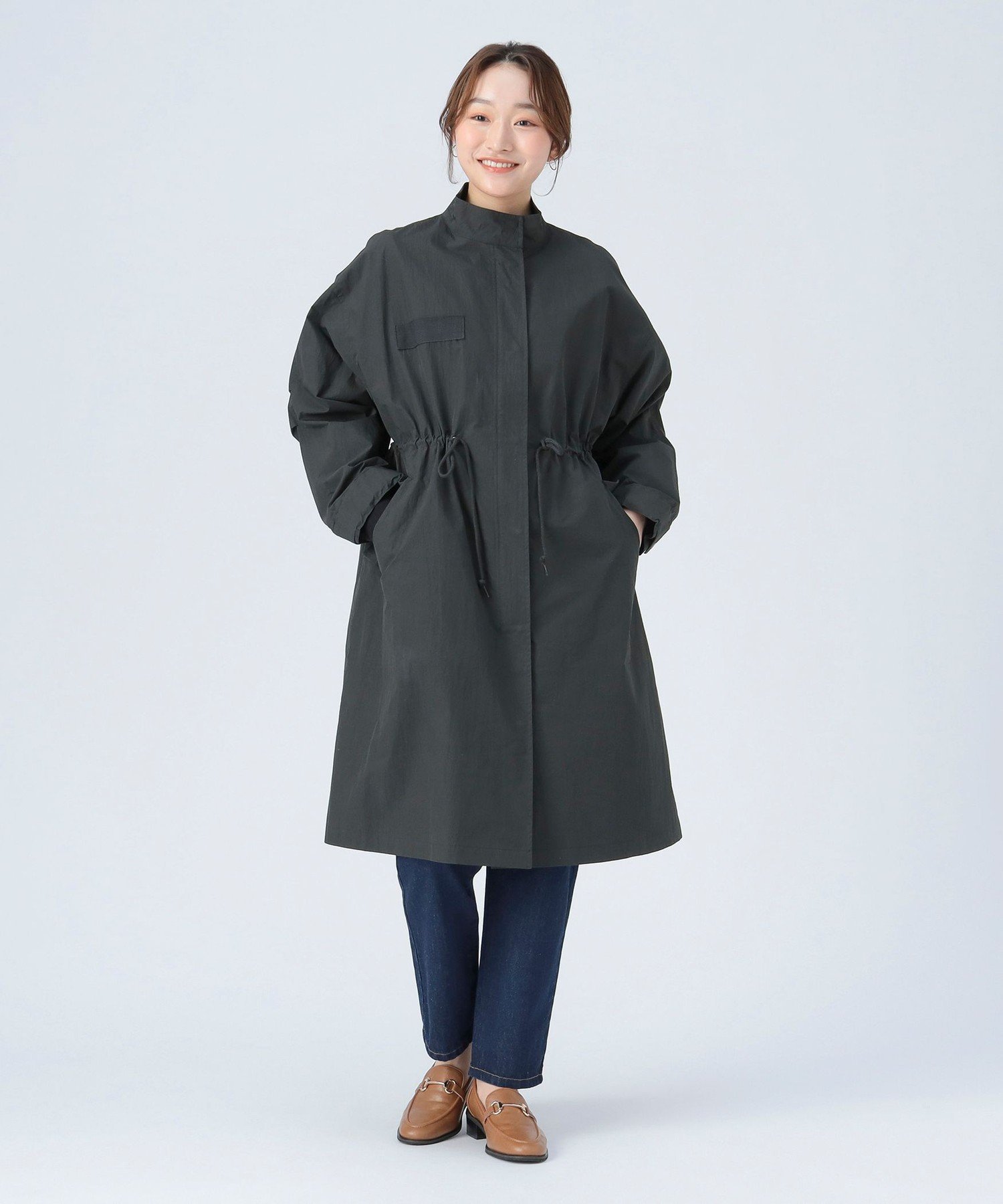 BEAMS HEART｜【洗濯可】撥水 ナイロン モッズ コート 26SS レディース