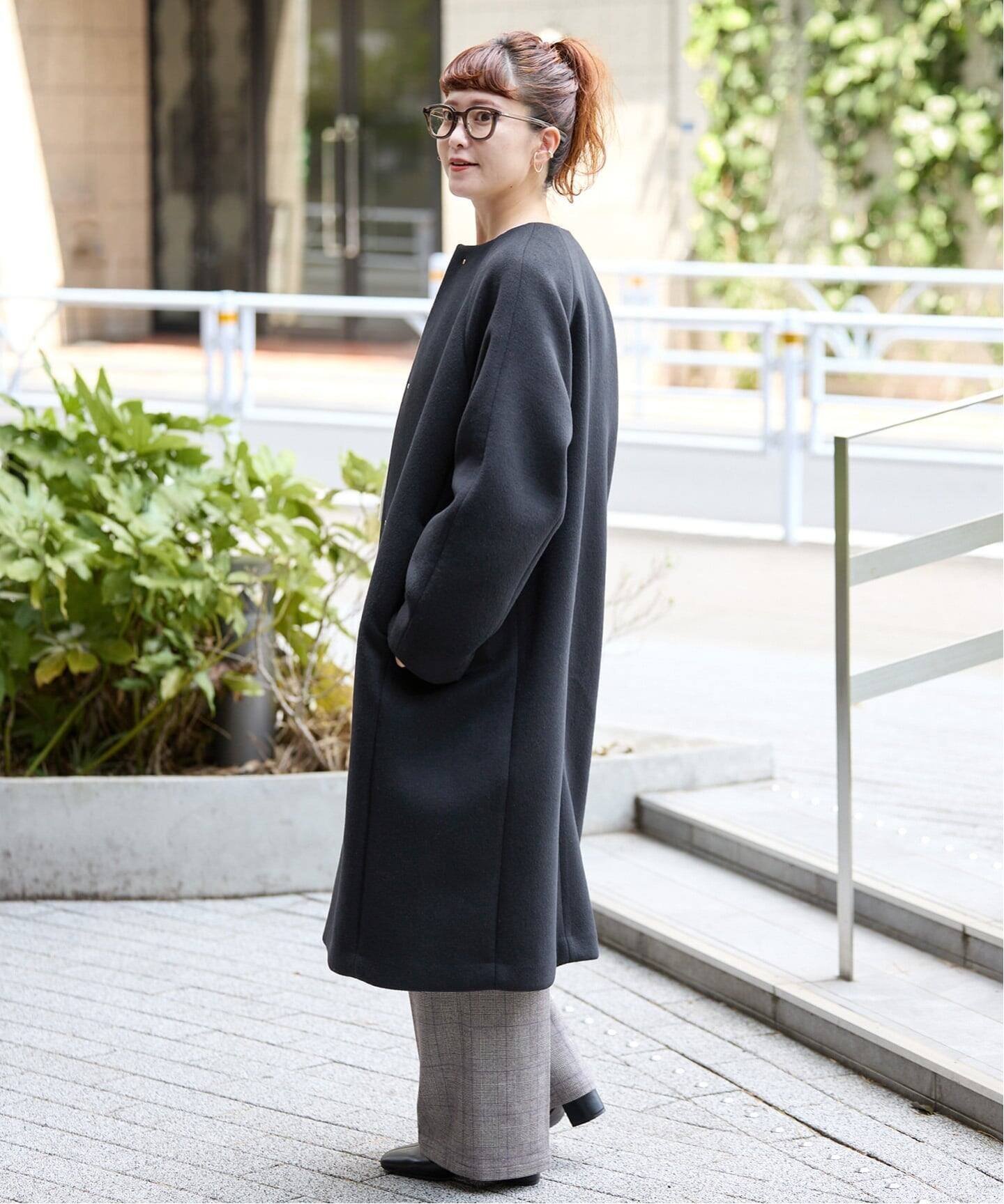 Spick & Span｜《追加》S160ビーバーノーカラーコート | Rakuten