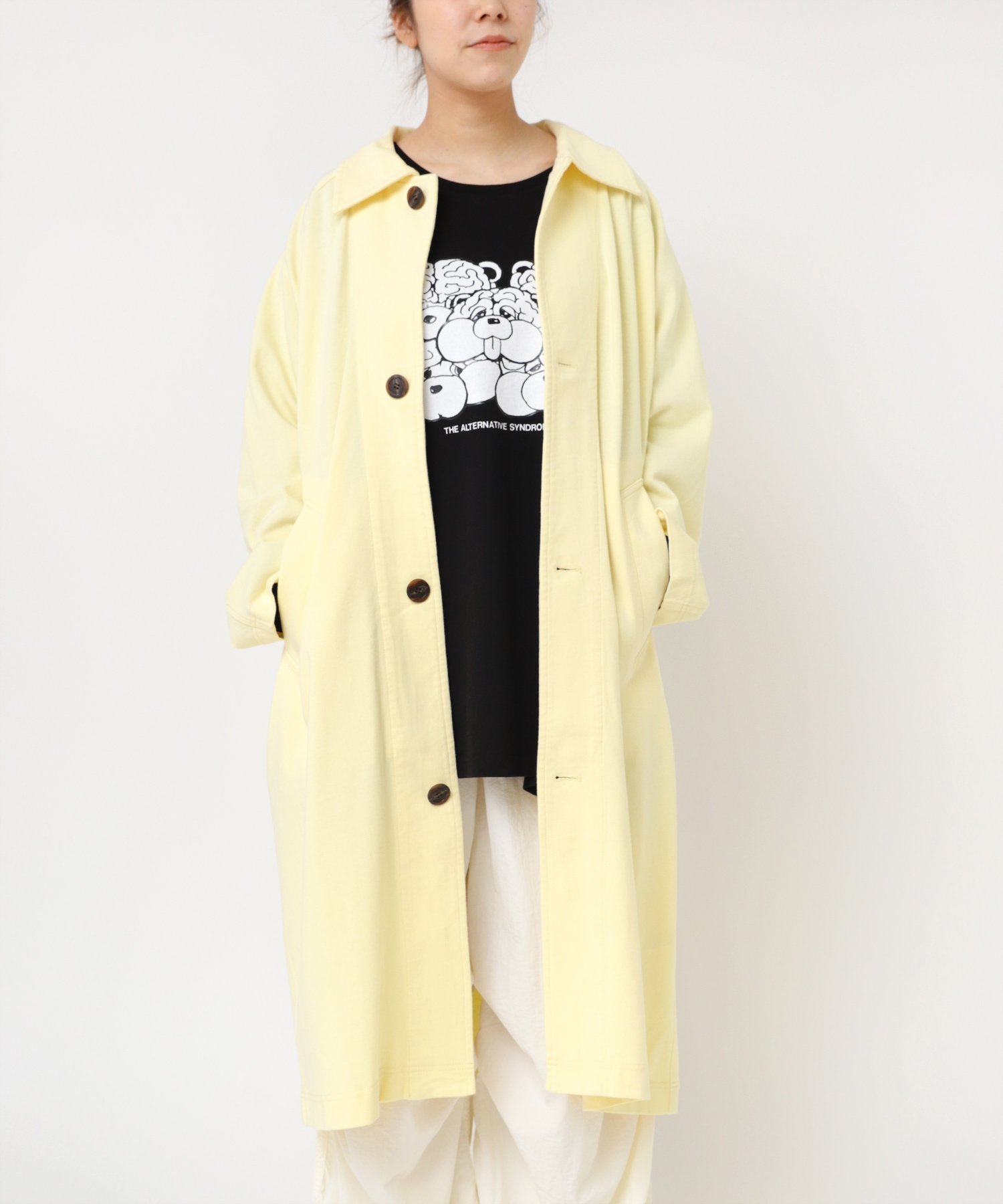 RNA｜C0774 ヘビー天竺ステンカラーコート | Rakuten Fashion(楽天