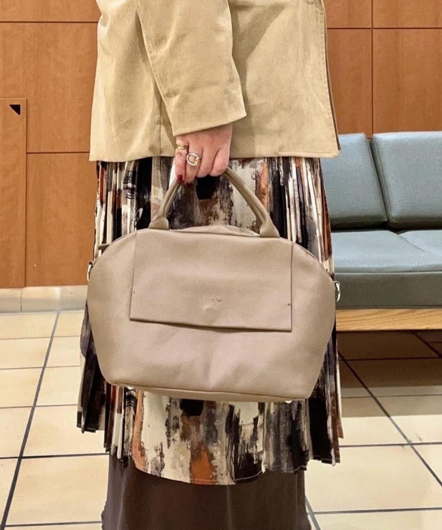 ear PAPILLONNER｜レザーフラップ2WAYバッグSサイズ | Rakuten Fashion