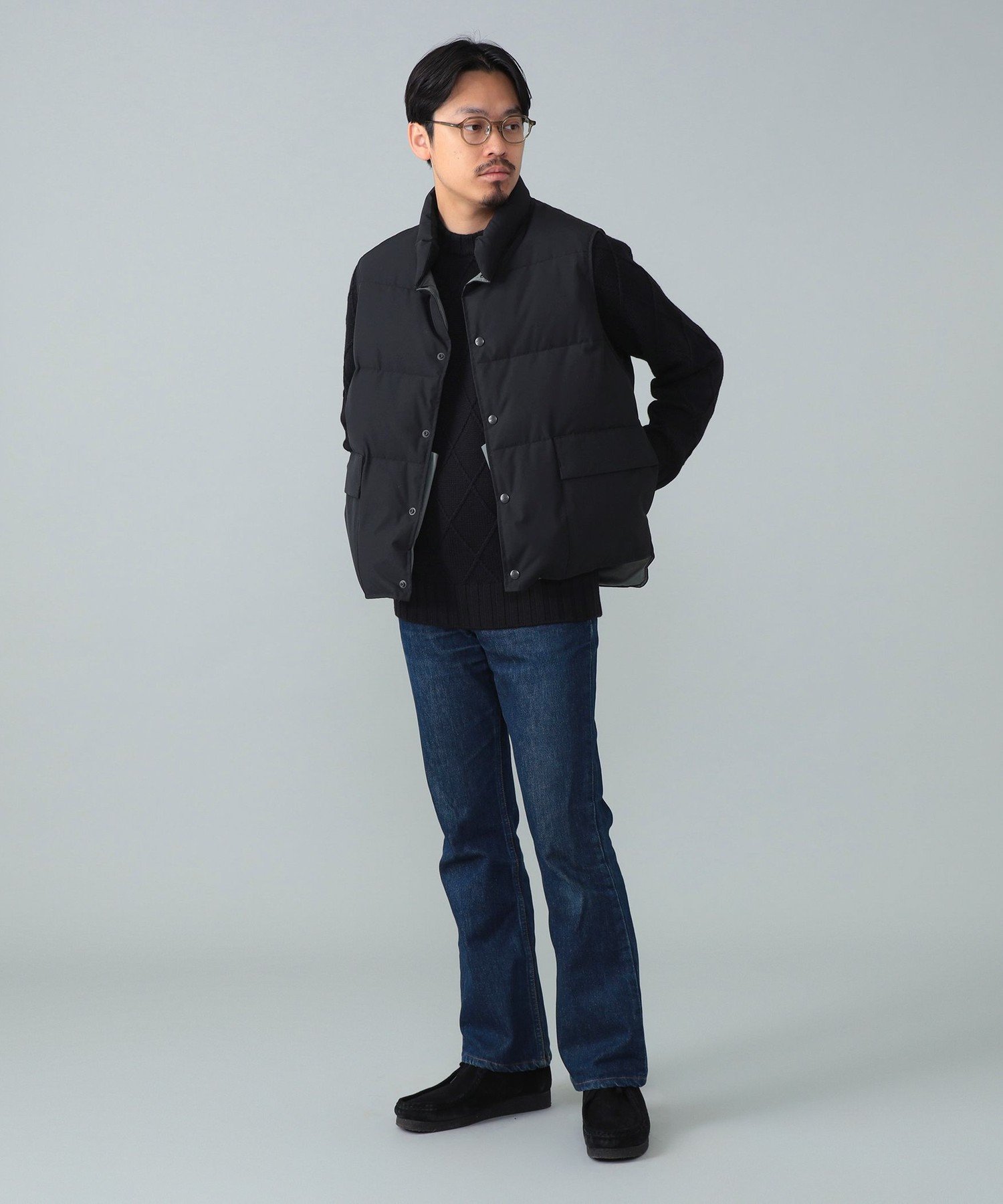 BEAMS MEN｜【別注】WOOLRICH / ダウンベスト | Rakuten Fashion(楽天