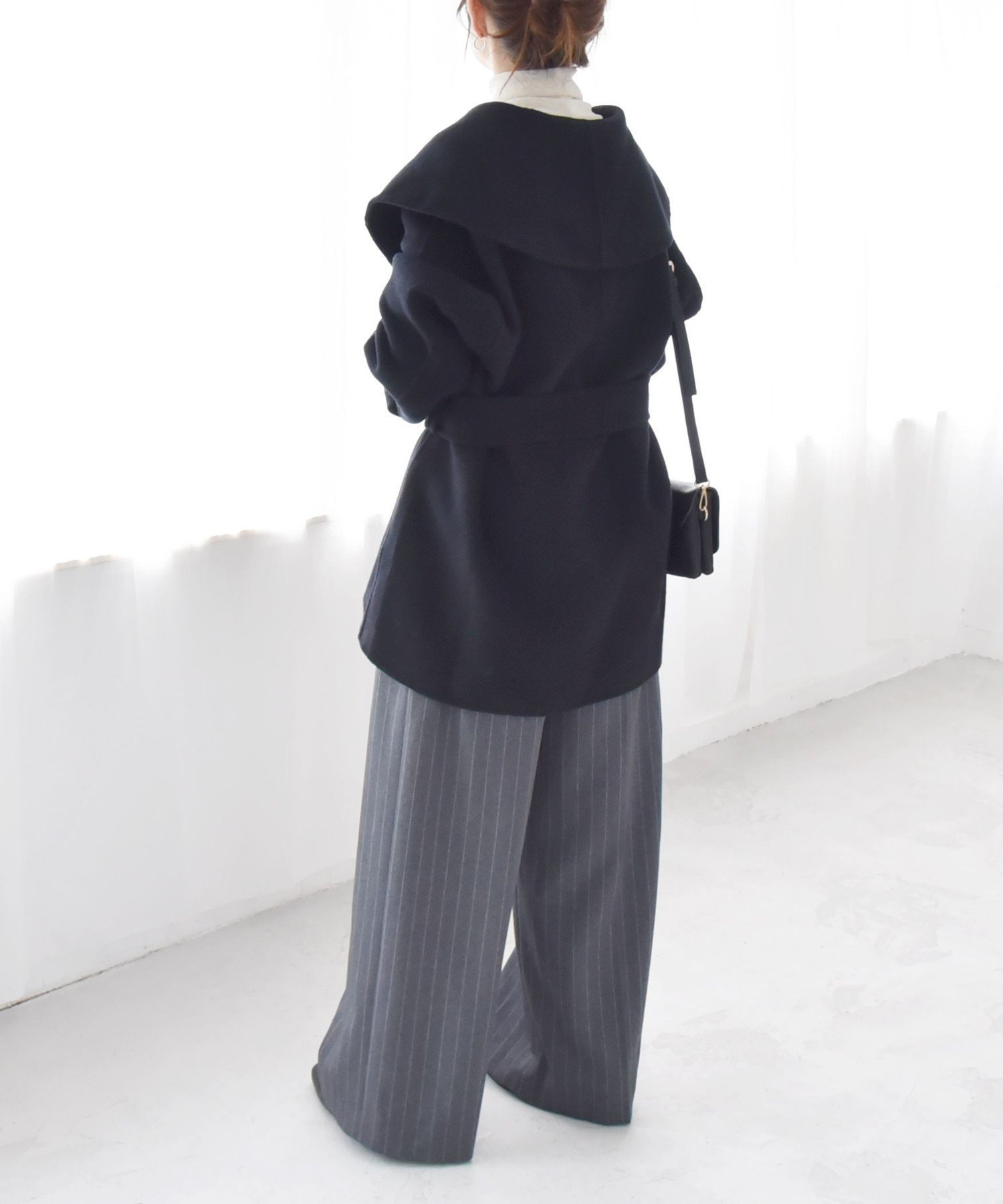 SHIPS｜quaranciel: リバー ケープ ショート コート 25AW | Rakuten