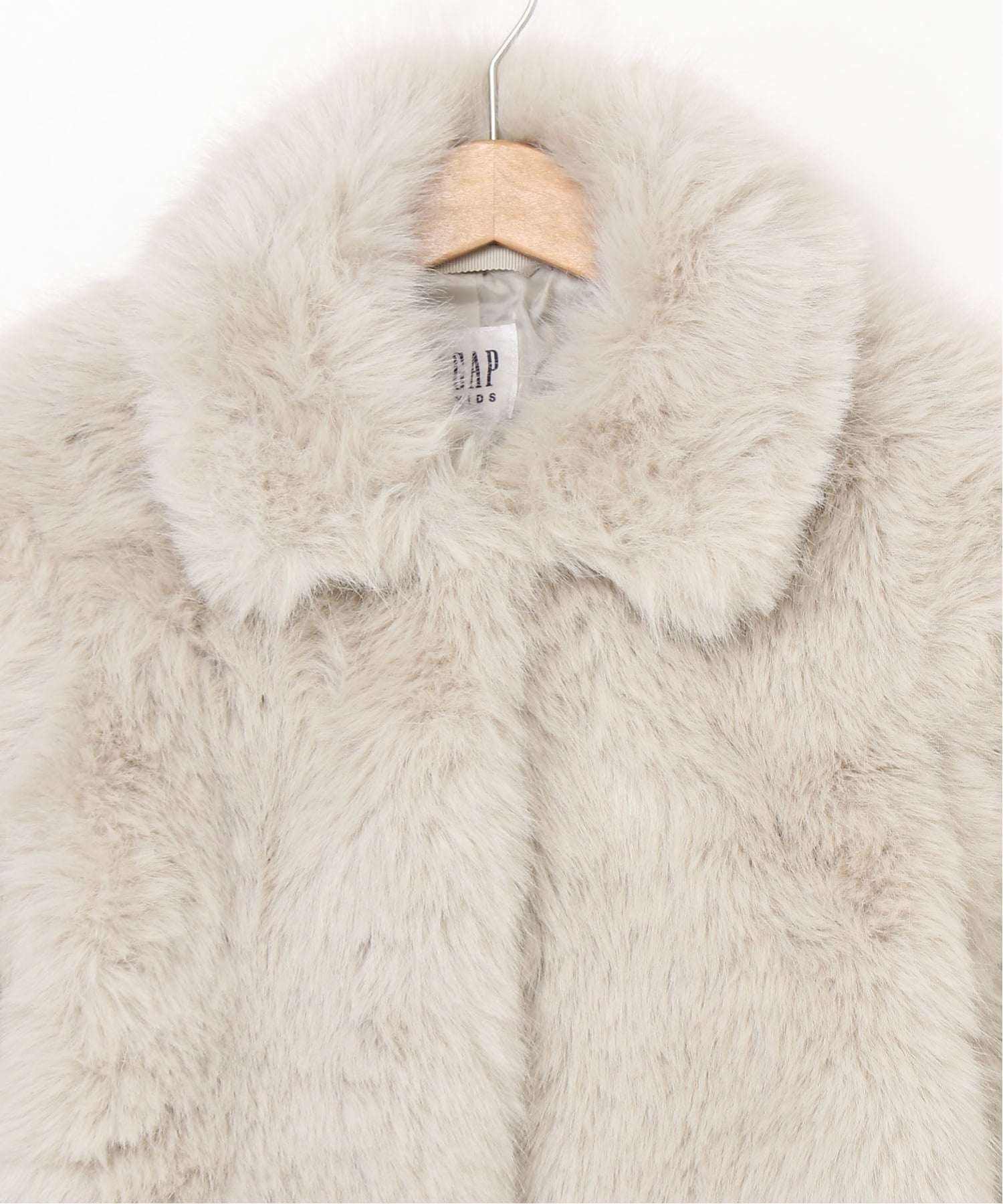 GAP｜(K)リサイクル フェイクファー クロップドコート (キッズ