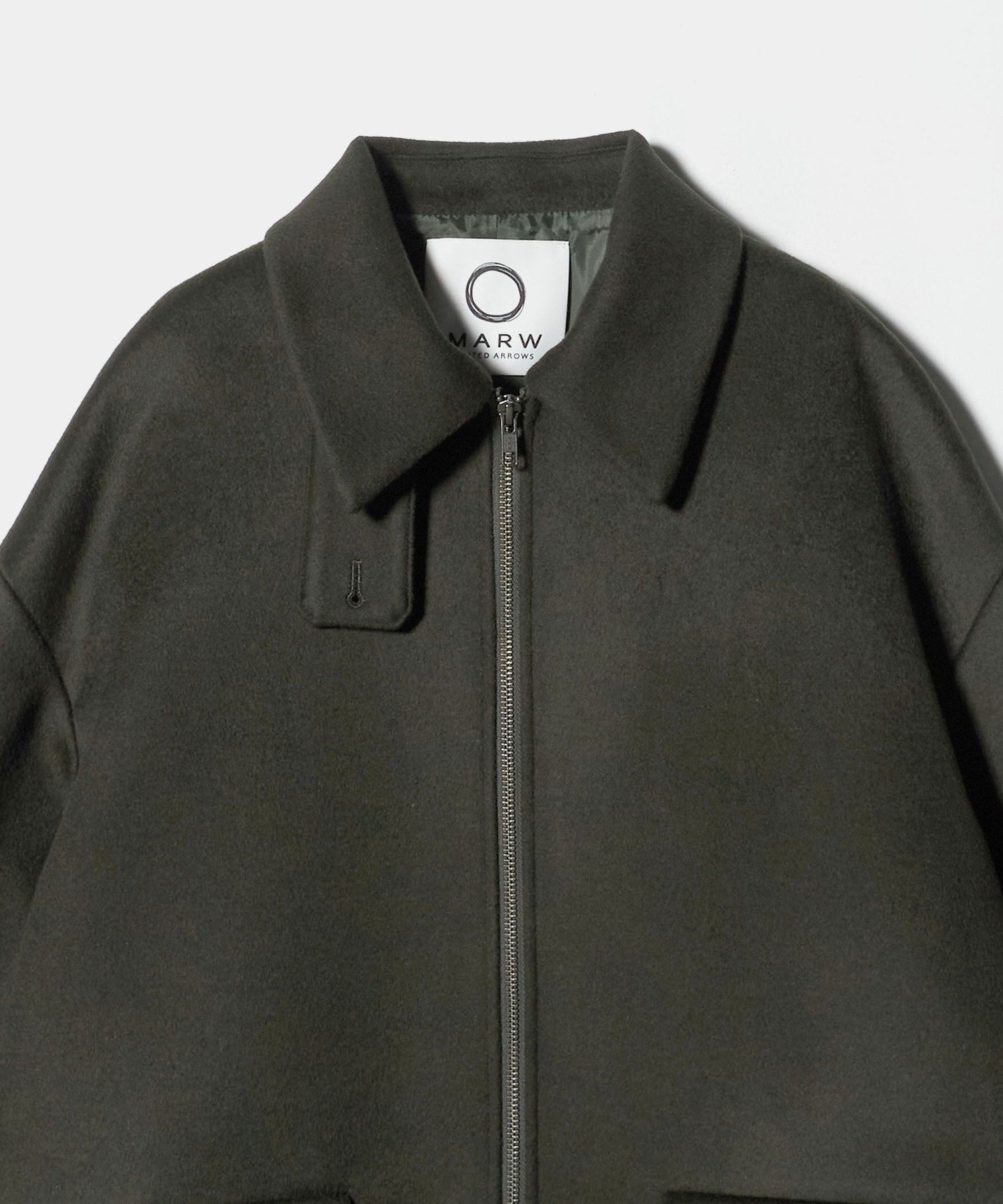MARW UNITED ARROWSコクーン ジップ コート36 クリーニング済 MARW UNITED ARROWSコクーン ジップ コート36 クリーニング済 - メルカリ
