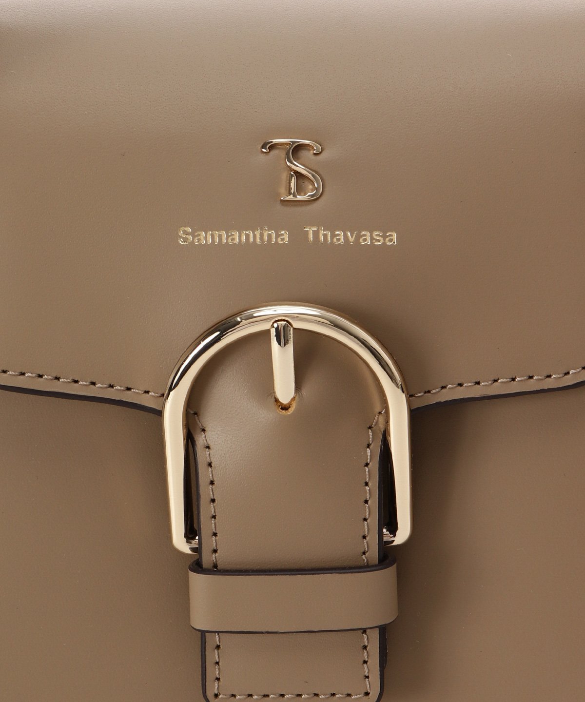 Samantha Thavasa｜レザーサイドスタッズハンドバッグ | Rakuten