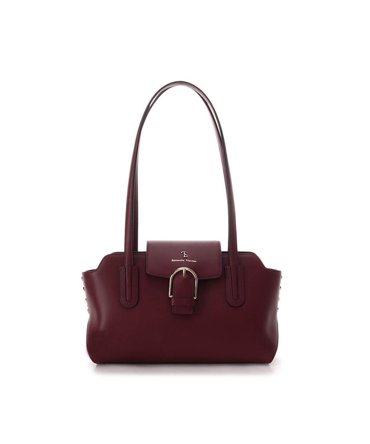 Samantha Thavasa｜レザーサイドスタッズハンドバッグ | Rakuten