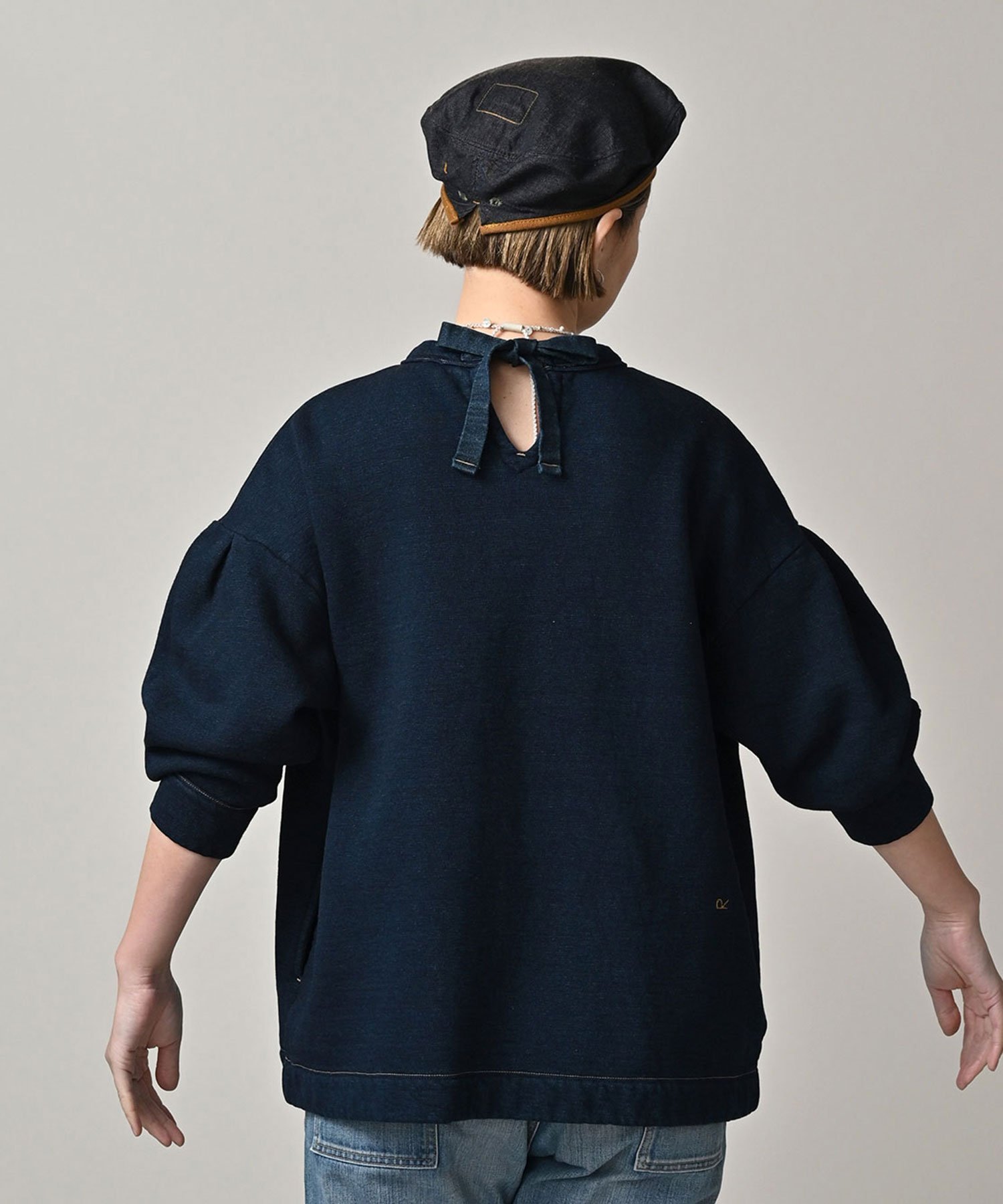 45R｜裏毛のチュニック(インディゴ) | Rakuten Fashion(楽天