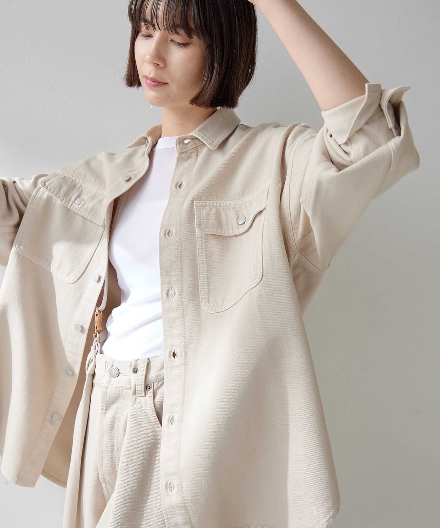 Whim Gazette｜ドロップデニムシャツ | Rakuten Fashion(楽天