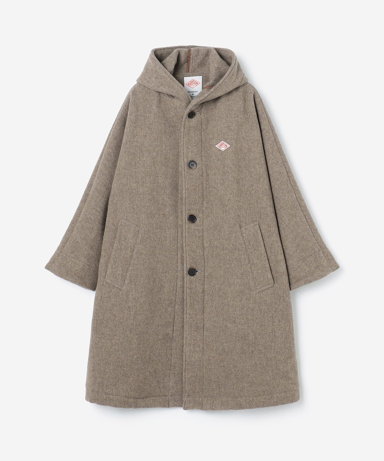 Bshop｜DANTON | ウールライトパイル フードコート WOMEN | Rakuten