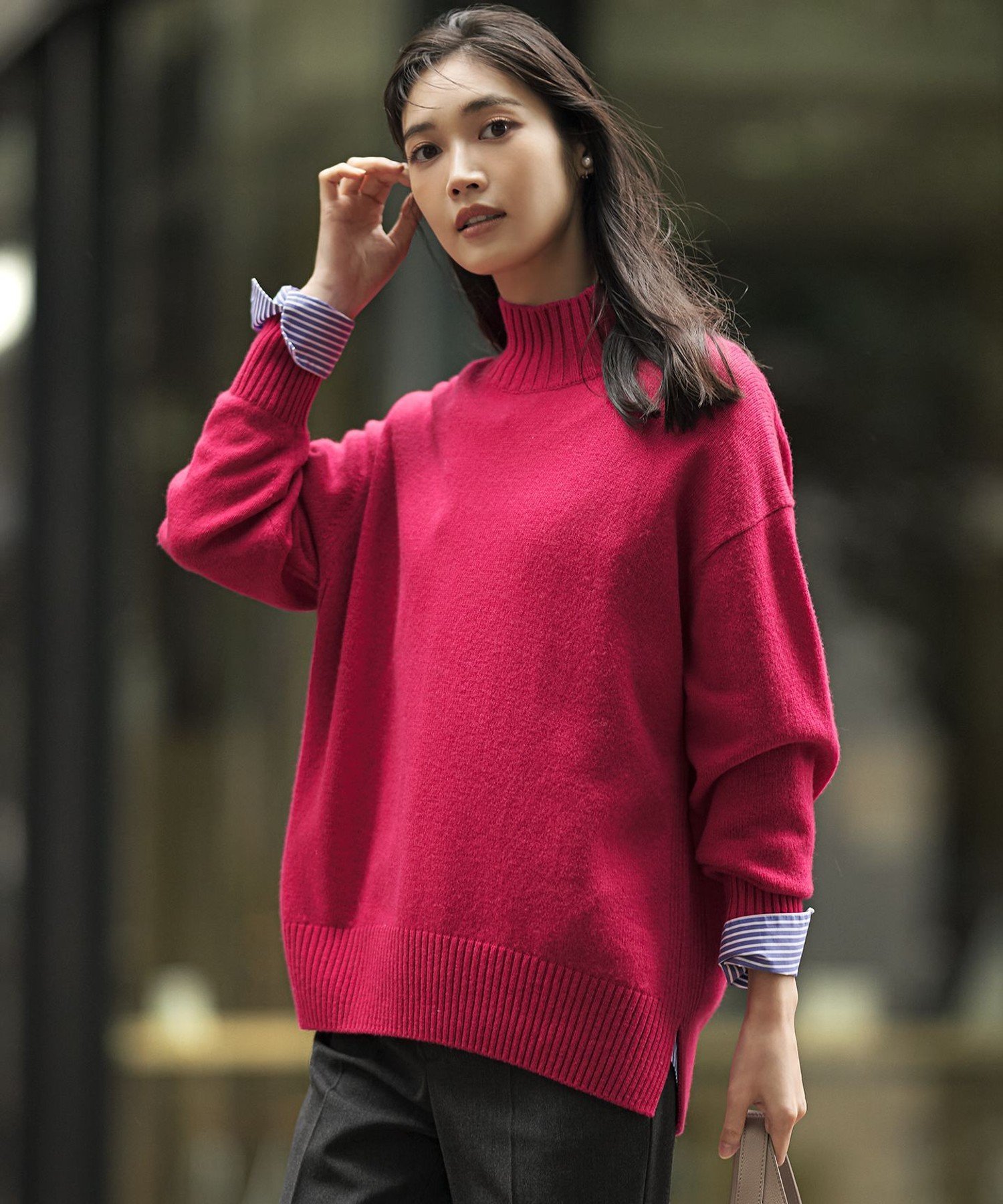 23区｜【見上愛さんコラボカラー/Oggi掲載】カシミヤブレンド