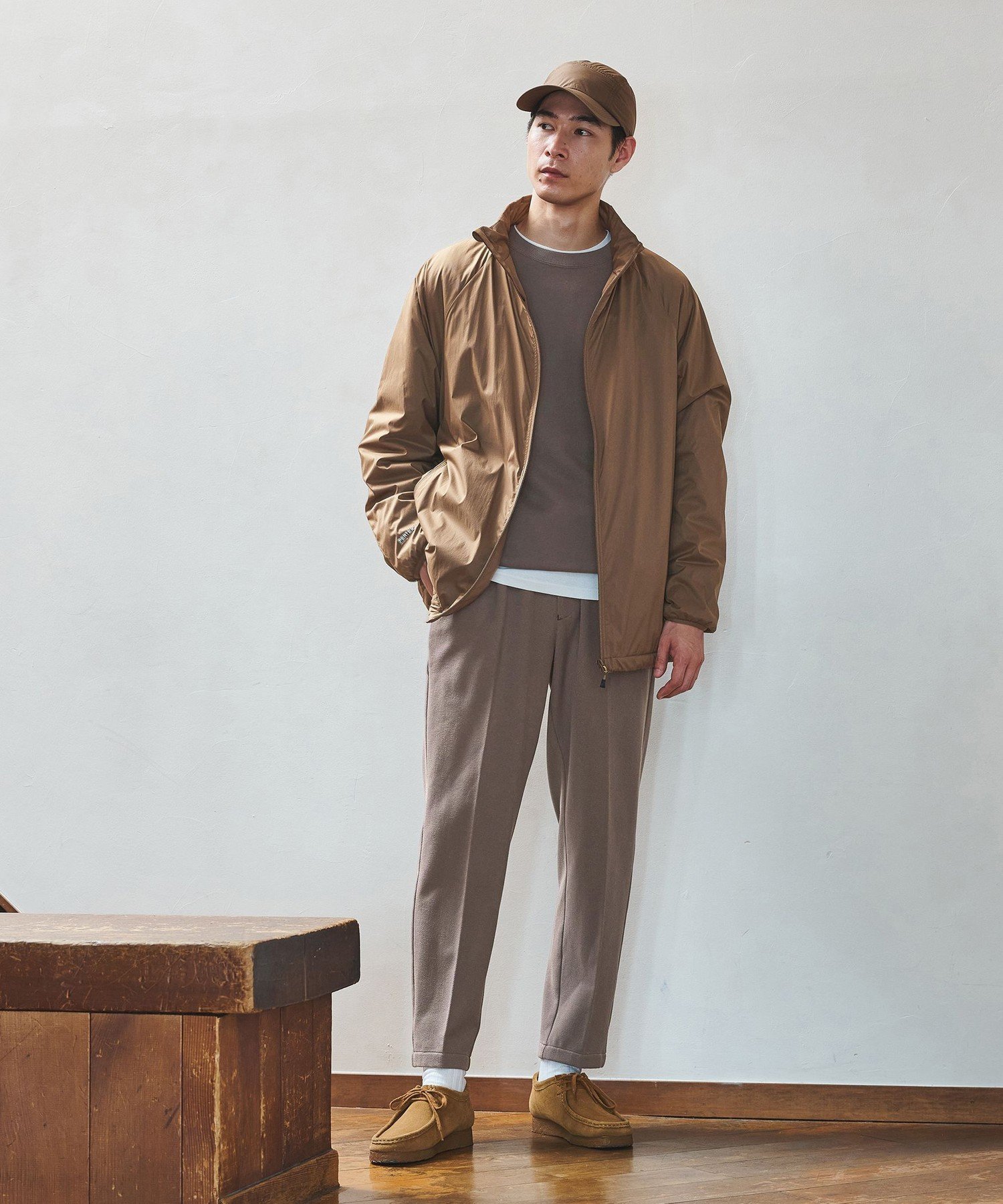 daiwa PERTEX Quantumスタンドジャケット グリーンレーベル別注 別注】＜DAIWA＞PERTEX スタンドネック ブルゾン ジャケット