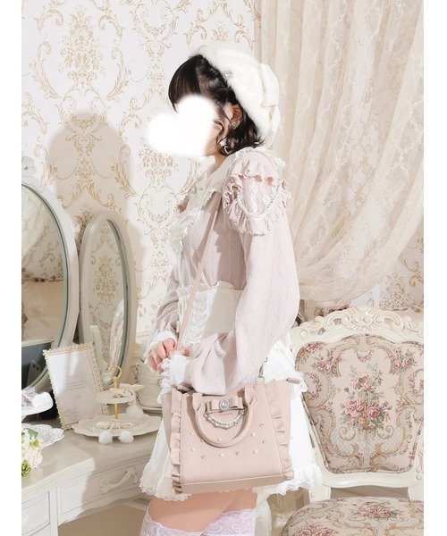 NOEMIE｜さきまるちゃんコラボ♡キラキラビジュー2wayショルダーバッグ