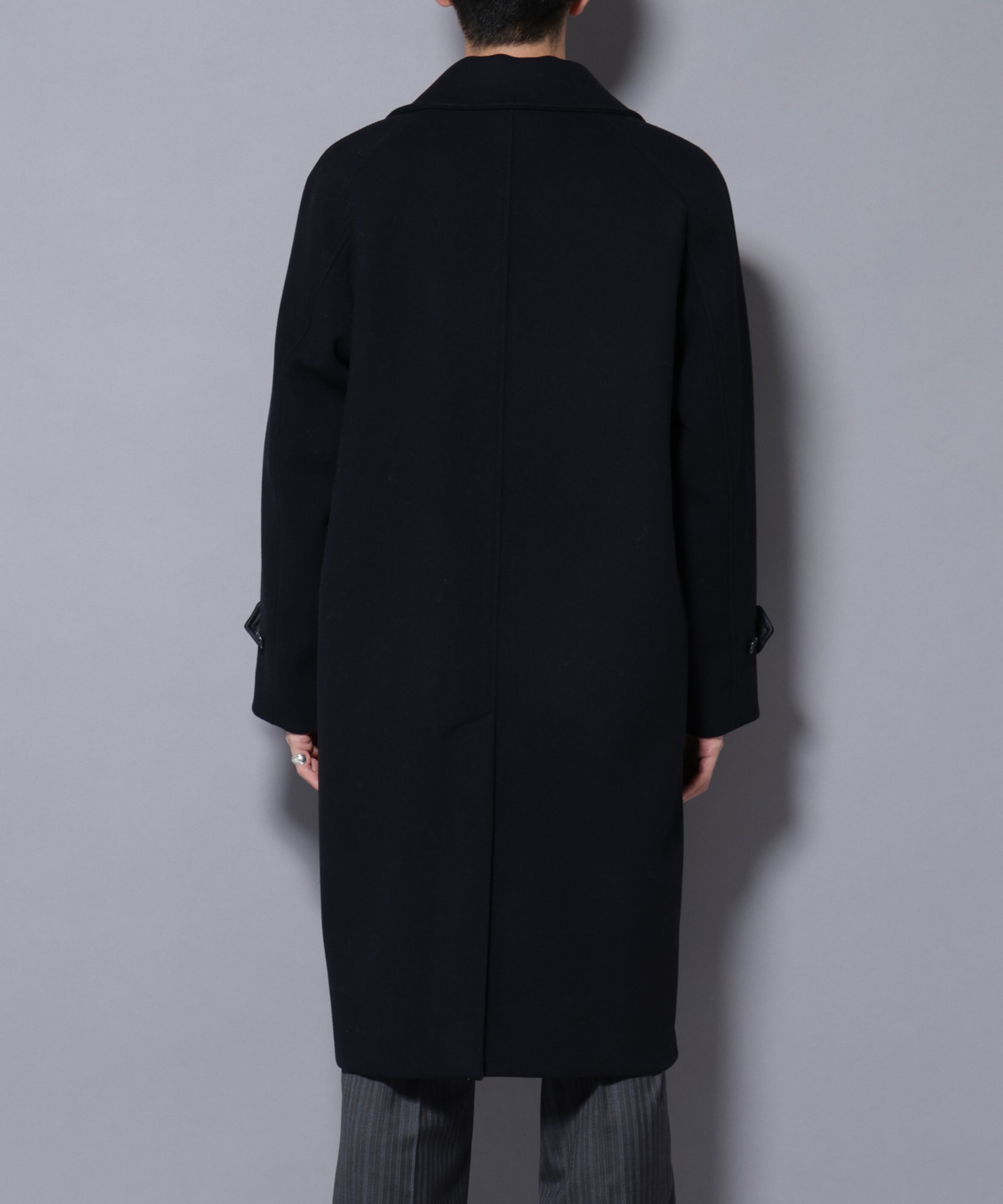 NANO universe｜ウールカシミヤメルトンダブルコート | Rakuten