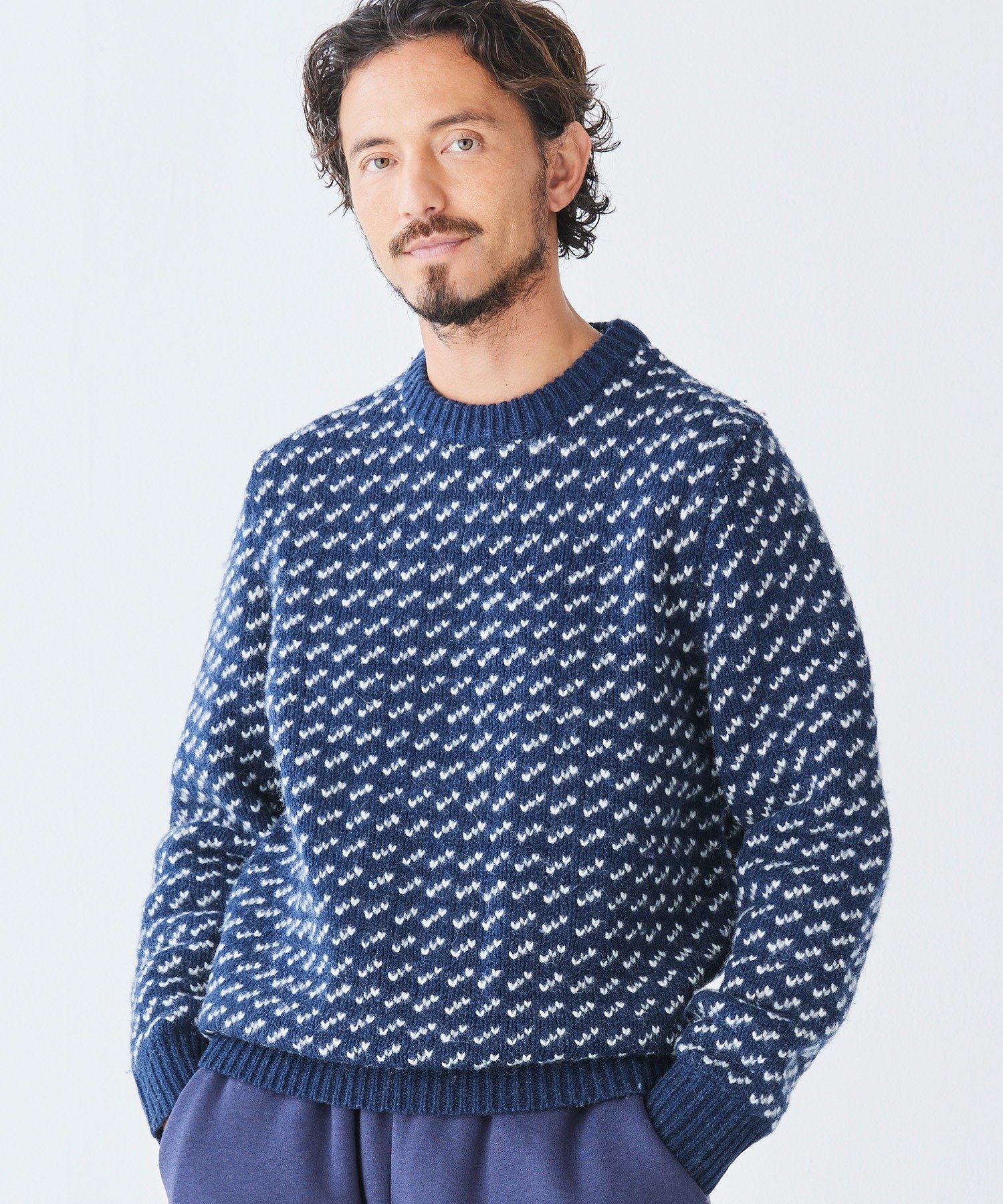 L.L.Bean｜ビーンズ・クラシック・ラグ・ウール・セーター、クルー