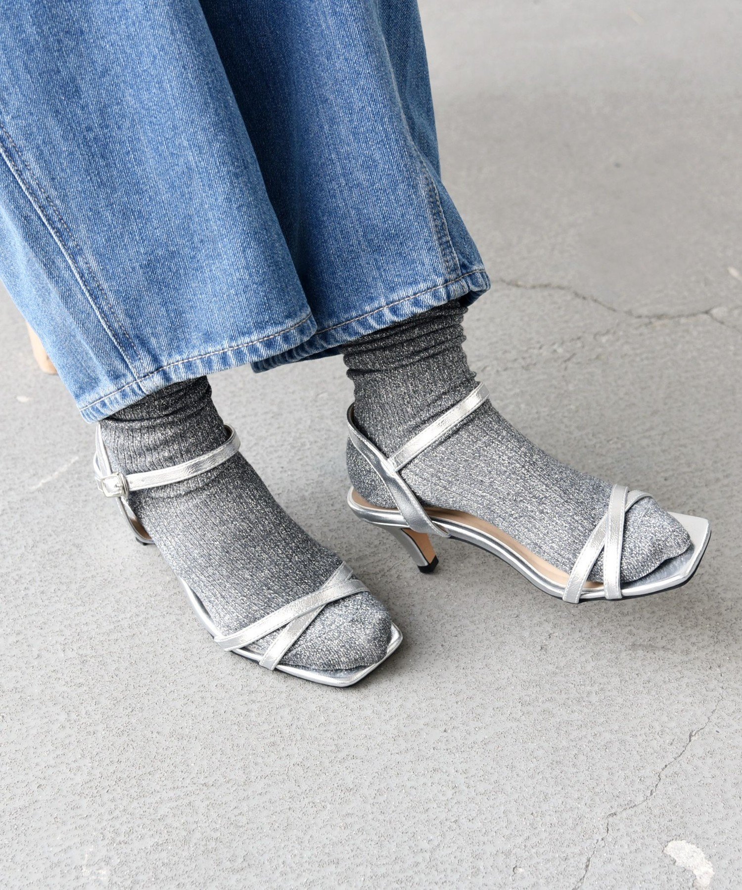 SHIPS｜SHIPS any: クロス ストラップ サンダル | Rakuten Fashion