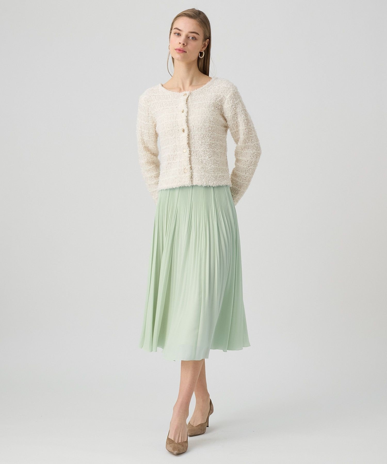 ANAYI｜フロッシュツイード2WAY カーディガン | Rakuten Fashion(楽天