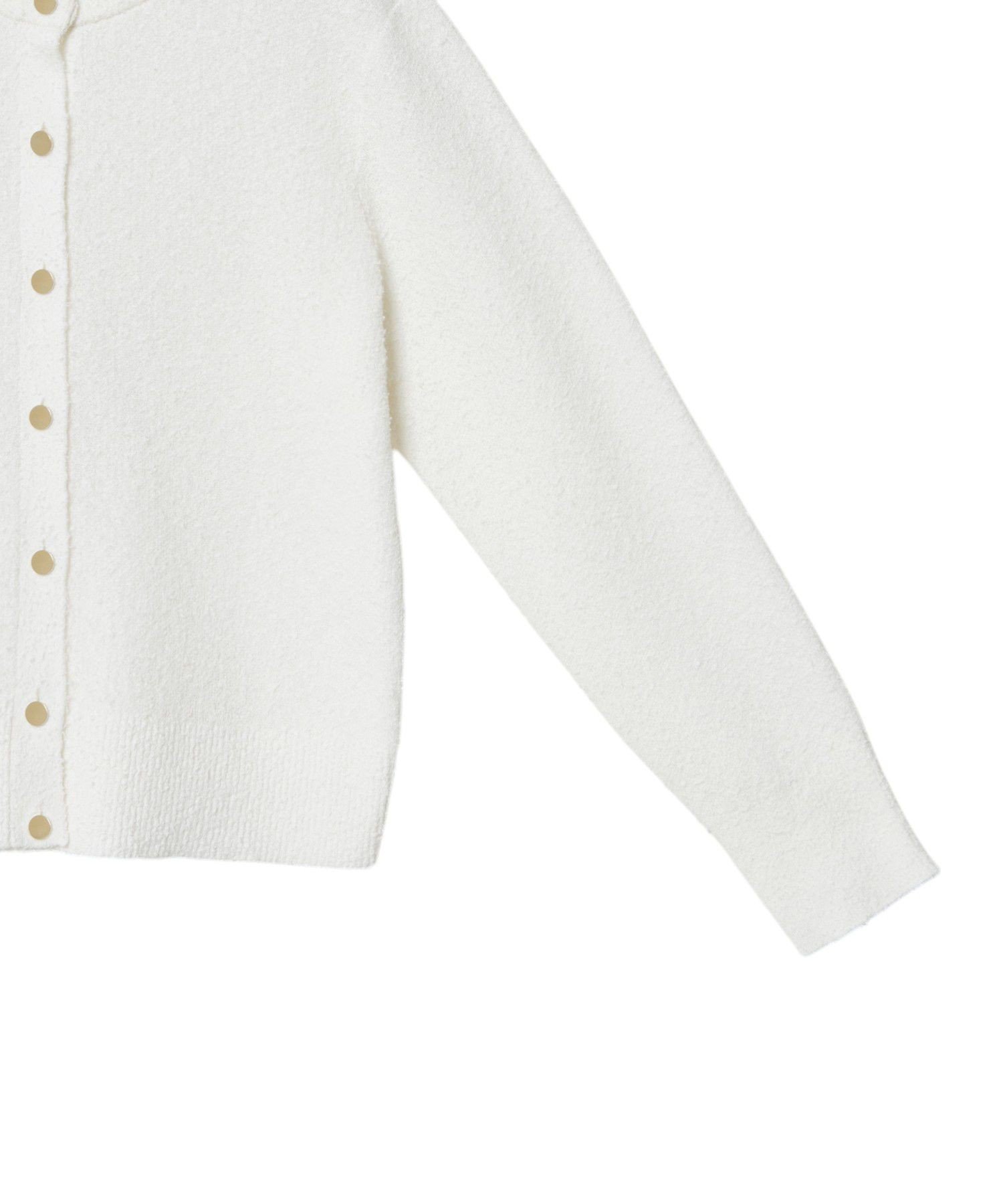 ANAYI｜ネップスムースクルーネックカーディガン | Rakuten Fashion