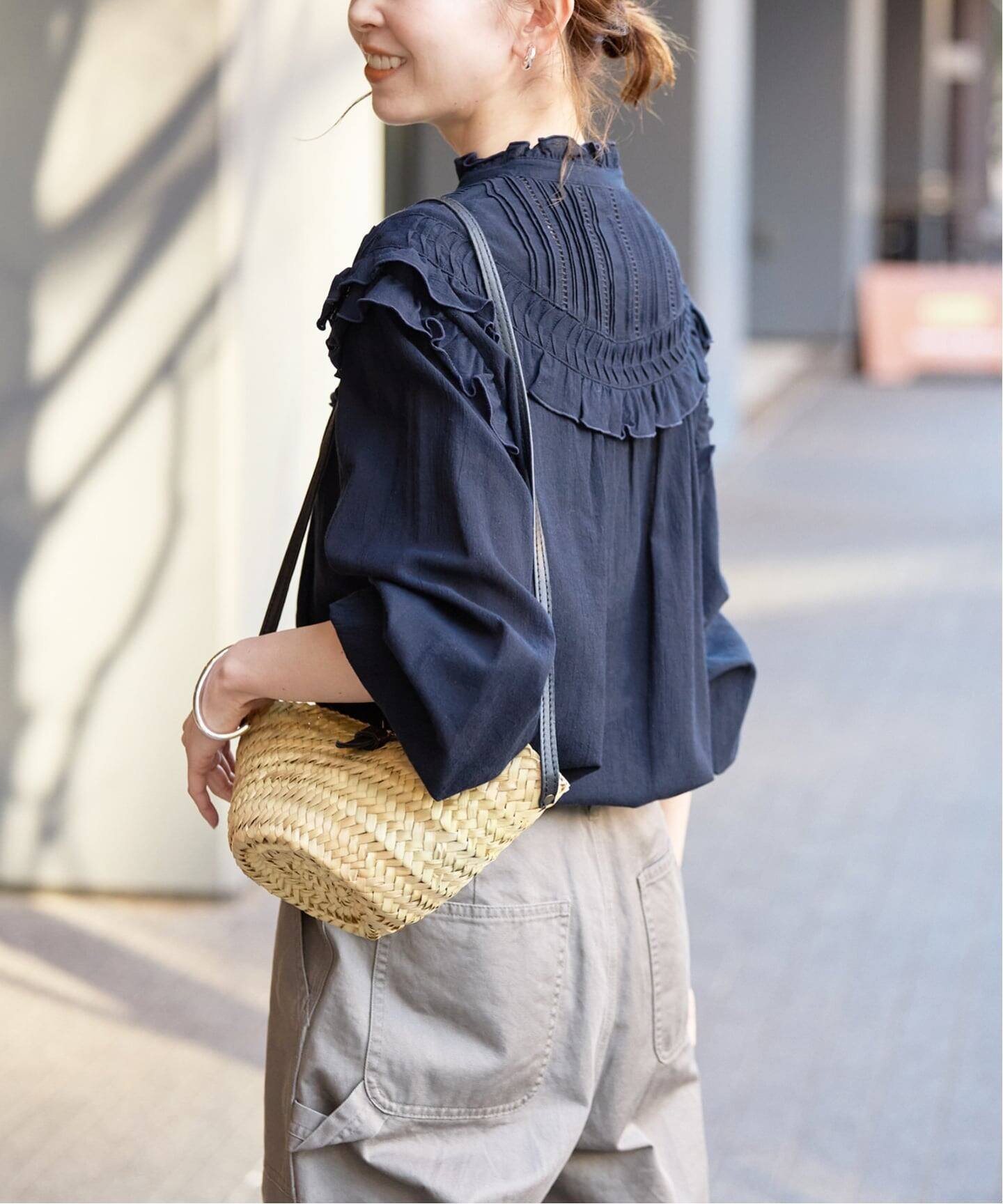 SLOBE IENA｜《WEB限定/追加3》フリルピンタックブラウス | Rakuten