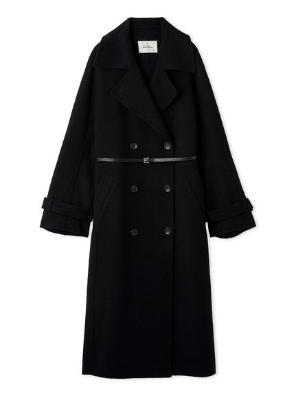 Mila Owen｜ベルト付きリバーピーコート | Rakuten Fashion(楽天