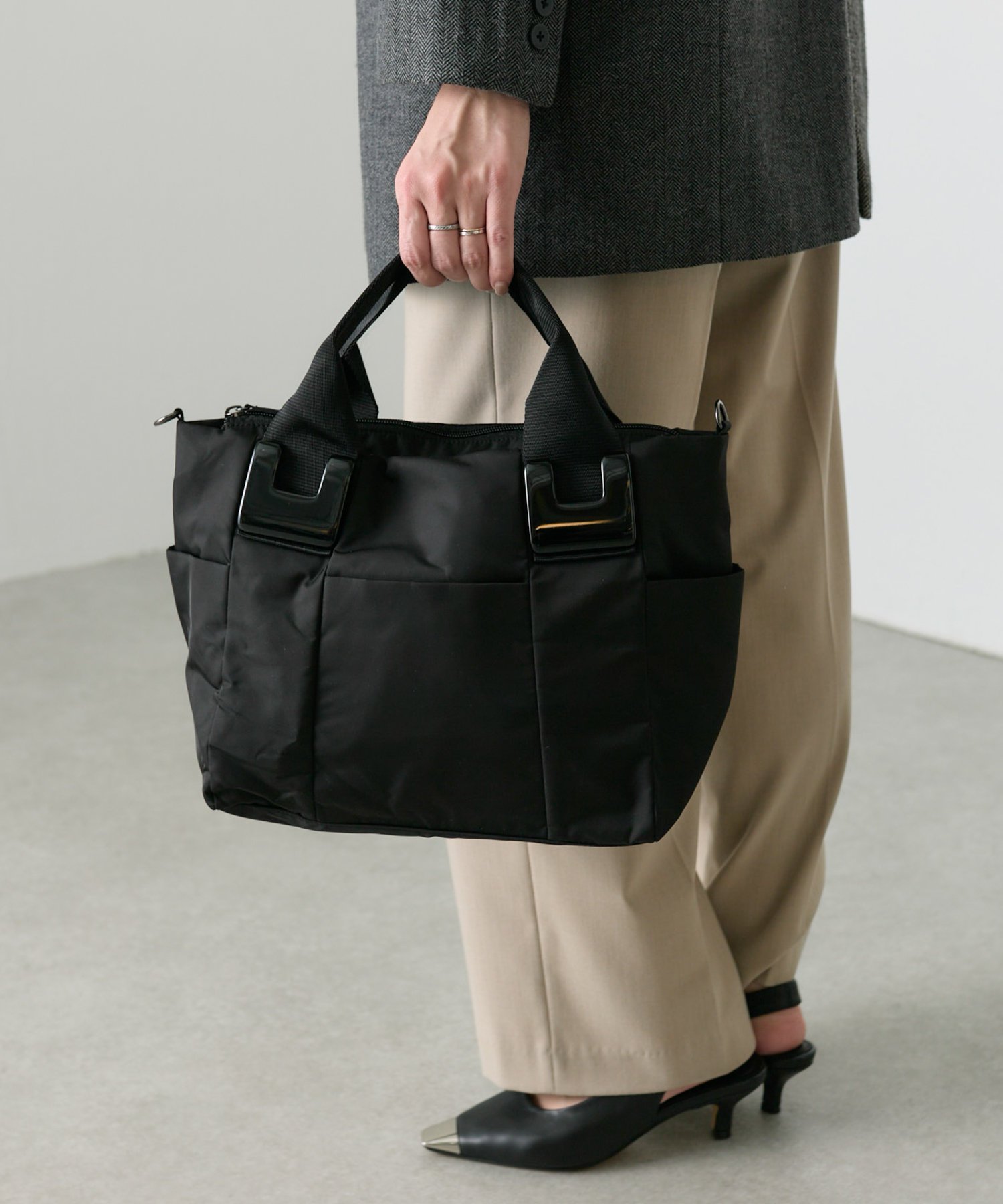 ear PAPILLONNER｜樹脂パーツトートバッグSサイズ | Rakuten Fashion