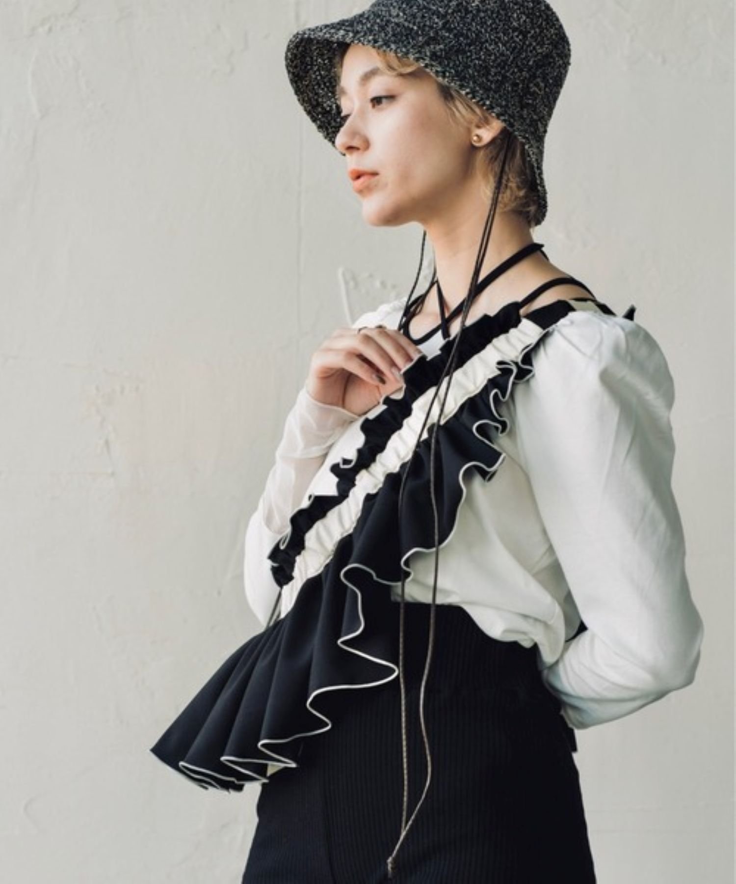 ORIENT MILLINERY｜DORA MELLOW【ドーラメロウ】フリルバッグ