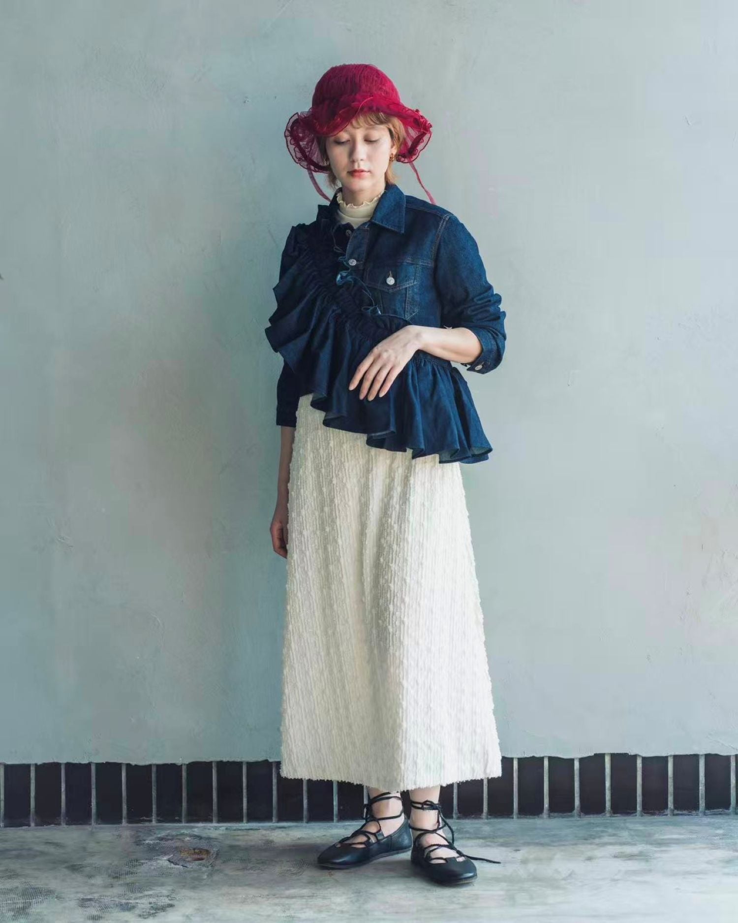 ORIENT MILLINERY｜DORA MELLOW【ドーラメロウ】フリルバッグ