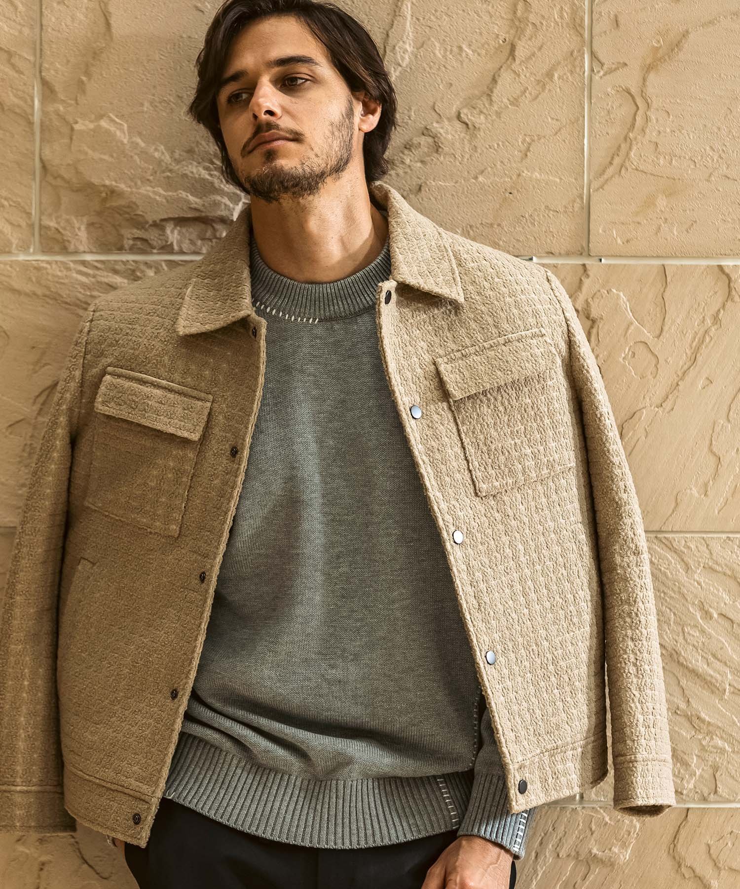 SHIFFON｜AKM Contemporary ワッフルダウンジャケット | Rakuten