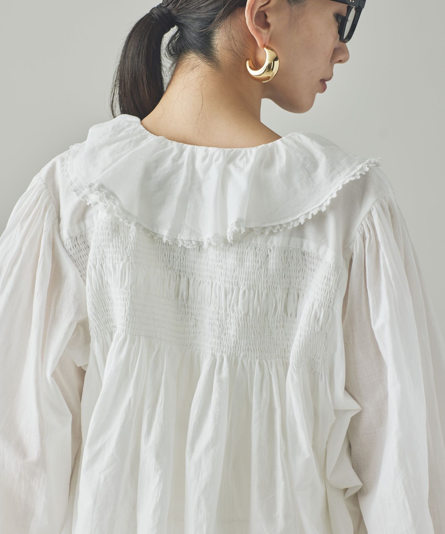 Curensology｜ラッフルレースブラウス | Rakuten Fashion(楽天