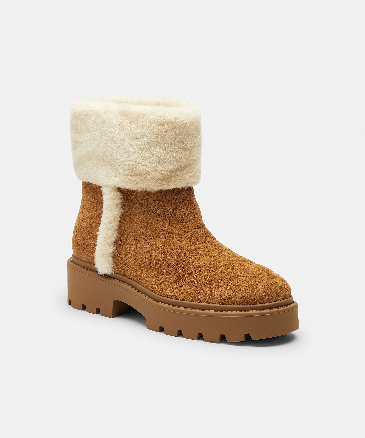 COACH OUTLET｜【公式】チャンキー シェルパ ブーティ・シグネチャー