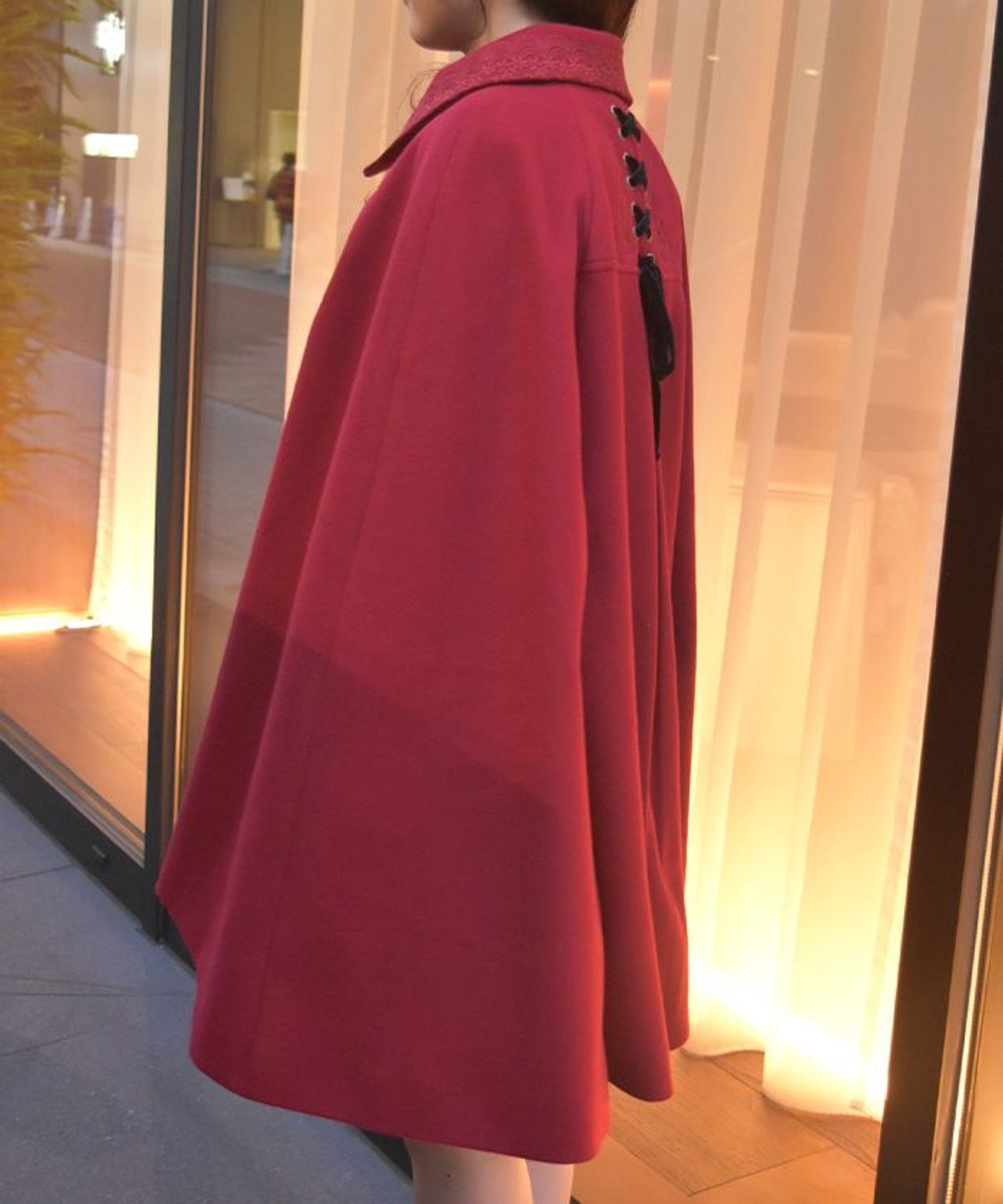 axes femme｜ダブルボタンケープコート | Rakuten Fashion(楽天