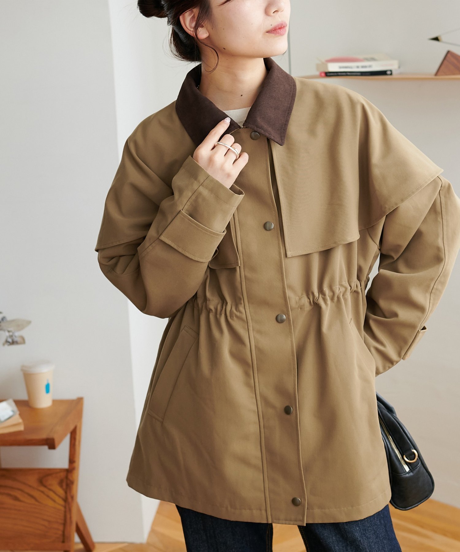 Discoat｜2WAYケープミドルコート | Rakuten Fashion(楽天ファッション