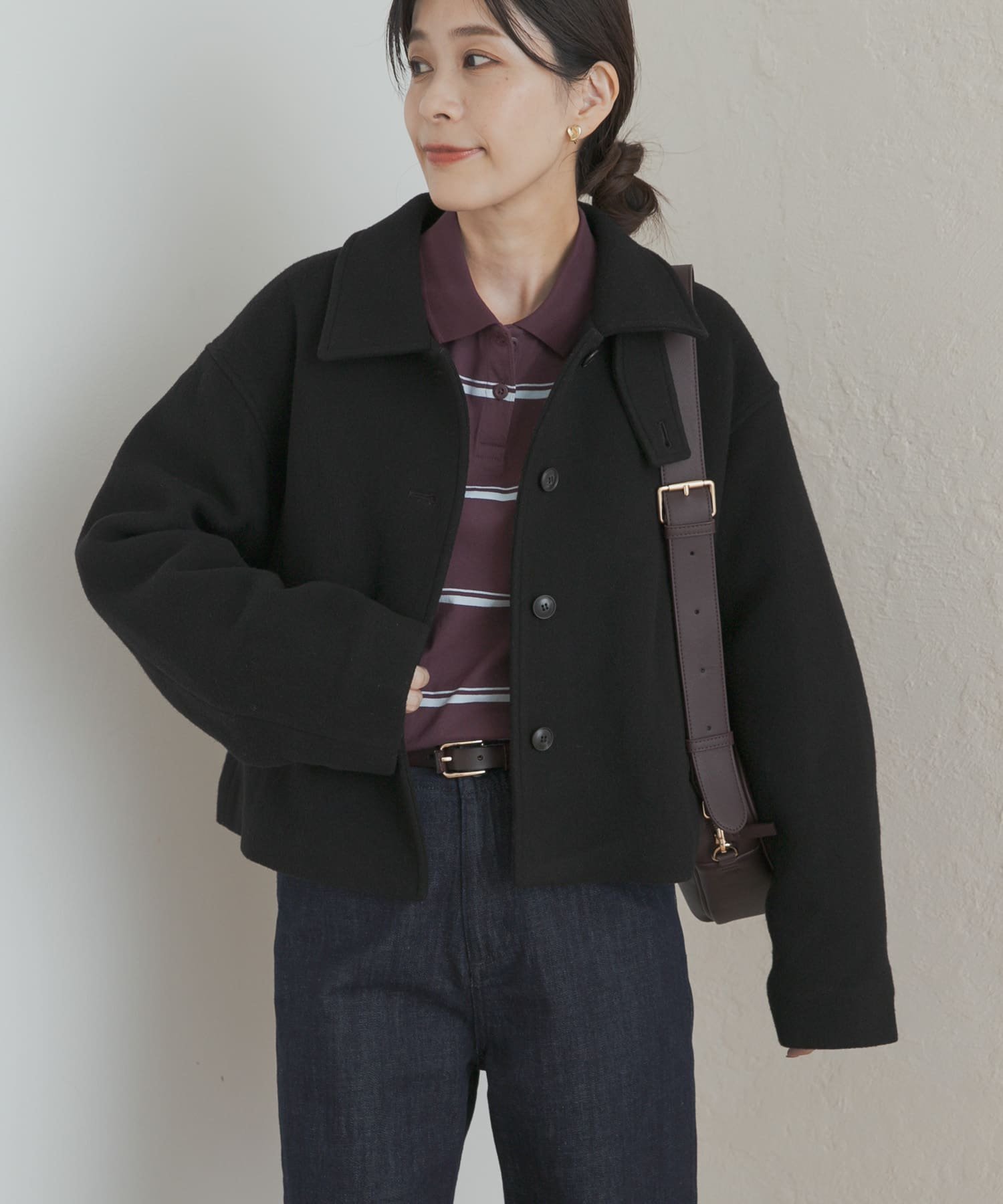 URBAN RESEARCH DOORS｜中綿ウールショートコート | Rakuten Fashion