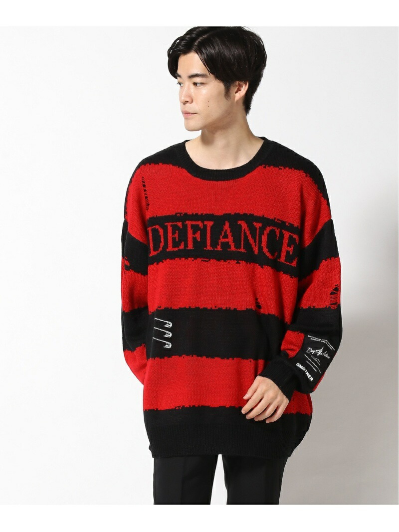 楽天市場】JACKROSE (U)JACKROSE/JE ダメージボーダーニット ジャック