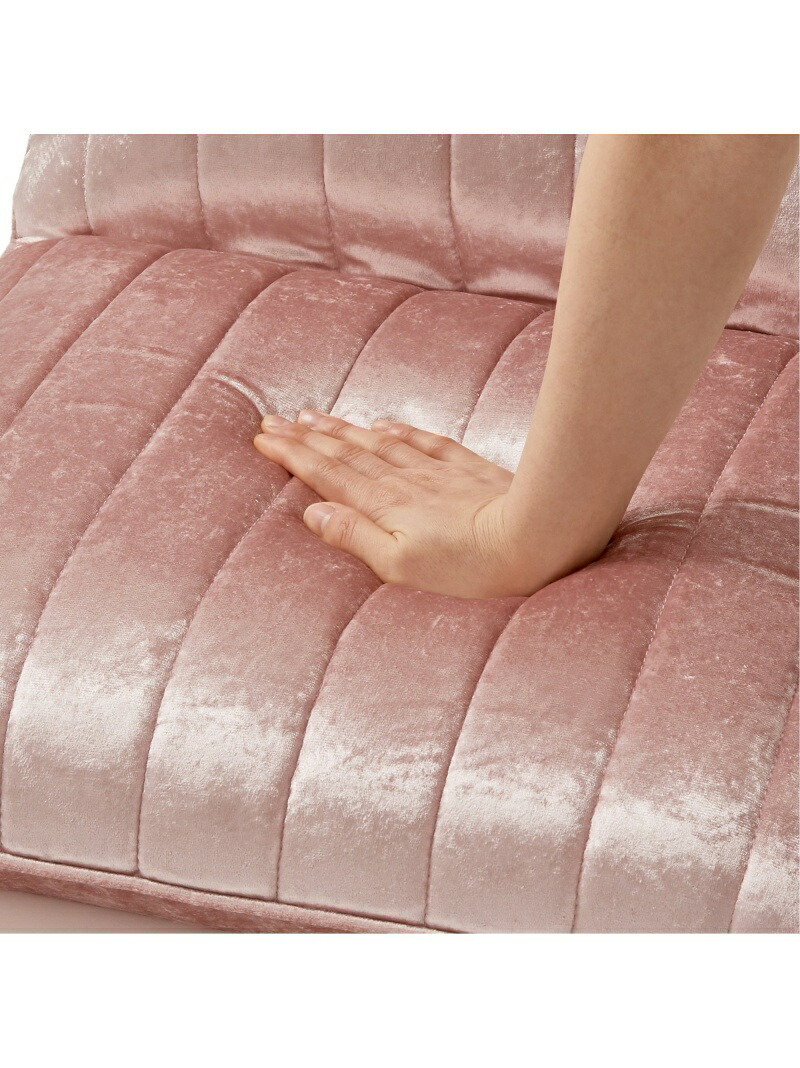 Francfranc フランフラン シャルム フロアチェア グレー ピンク 楽天