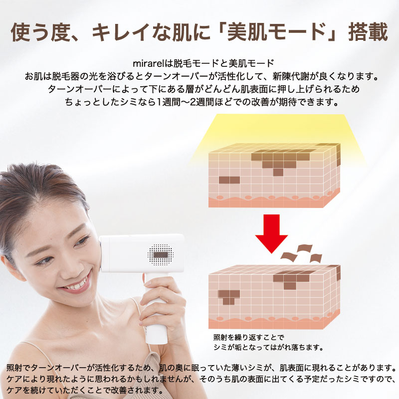 楽天市場】STYLISHJAPAN 公式 サロン級 脱毛器 ミラレル 冷却機能 美肌