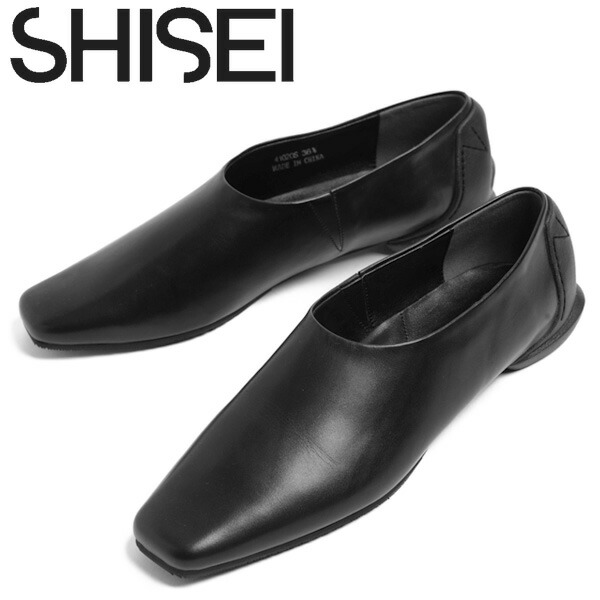 楽天市場】SHISEI シセイ パンプス レディース スクエアトゥ レザー 撥