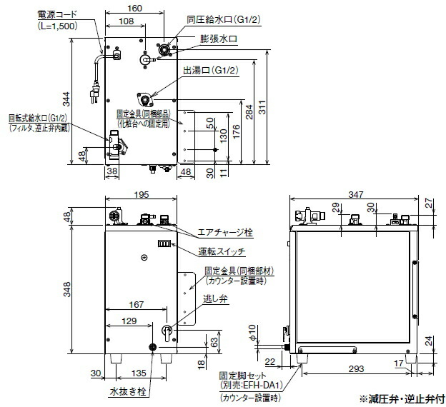 楽天市場】LIXIL・INAX 電気温水器 ゆプラス タンク容量12リットル