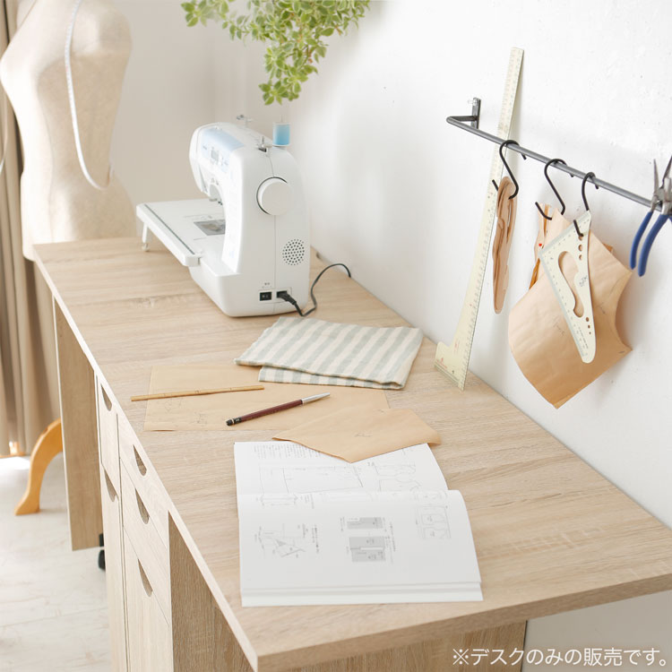 楽天市場】ミシン台 作業台 折りたたみ デスク 折り畳みデスク