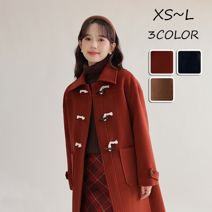 楽天市場】ダッフルコート レディース ロング コート ロングコート