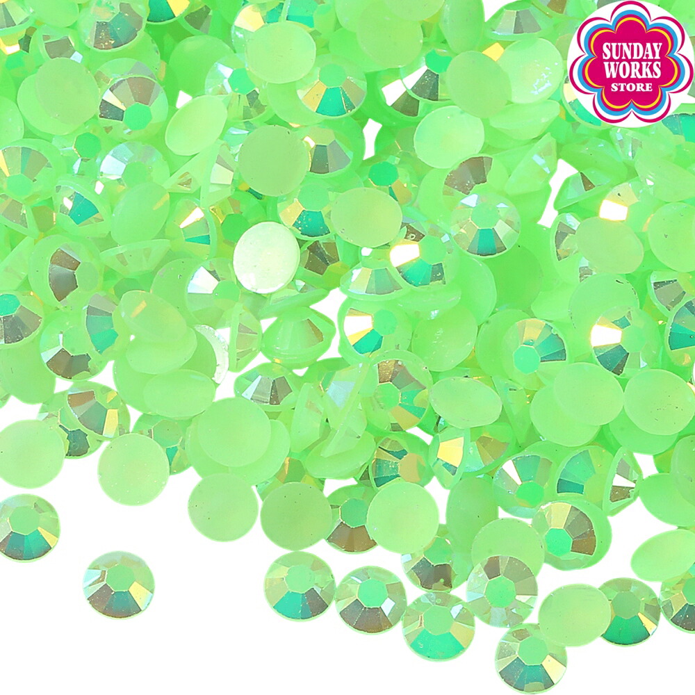 楽天市場】ミルキーストーン ラインストーン 高分子ストーン 大容量