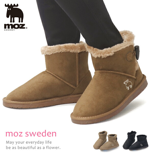 楽天市場】moz モズ ムートンブーツ ショートブーツ レディース ブーツ