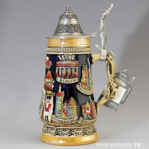 楽天市場】ドイツ製 陶器 KING オリジナルキング ハンドペイント ビア