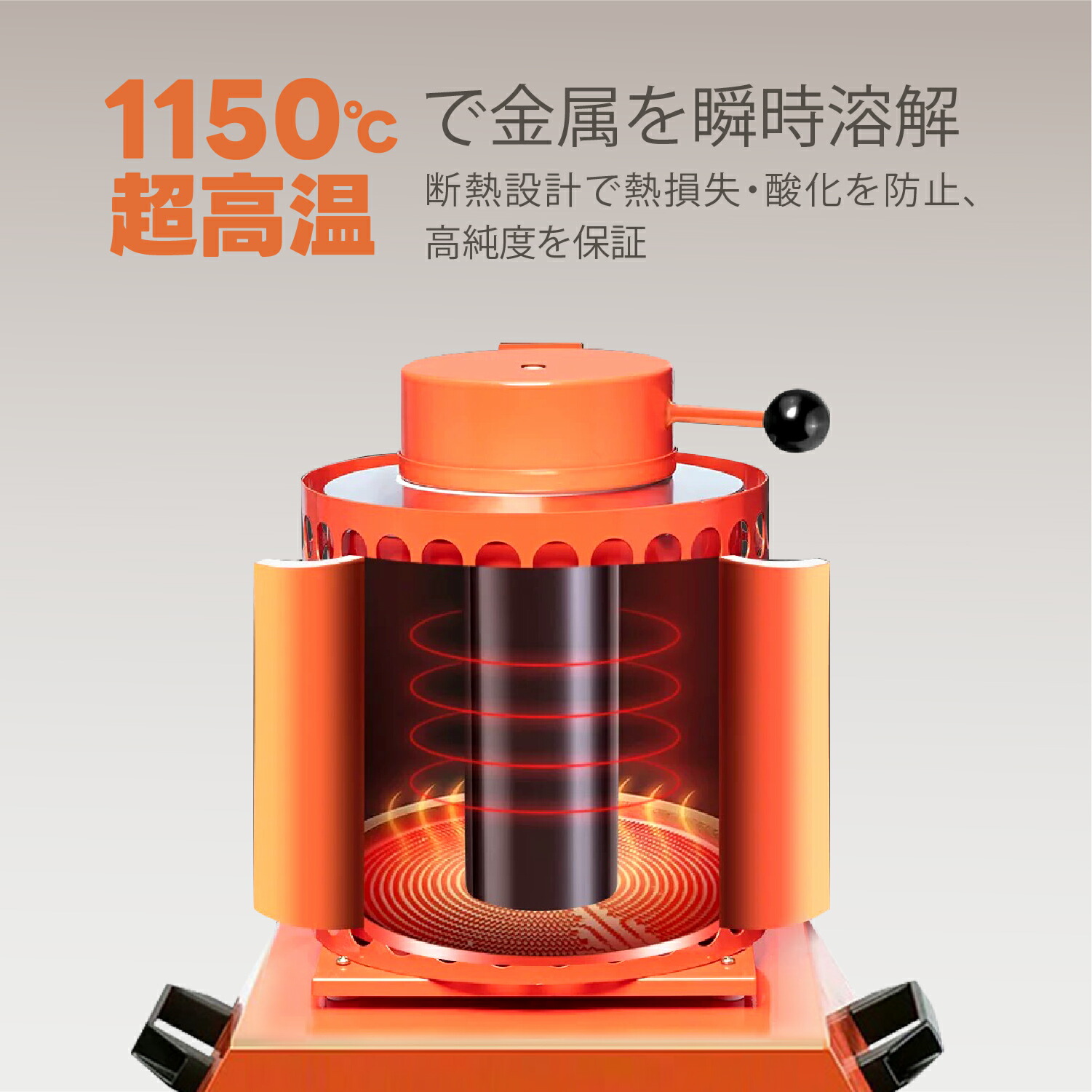 楽天市場】Kurflo デジタル電気溶解炉 金属熔融炉 2000w 最高温度1150