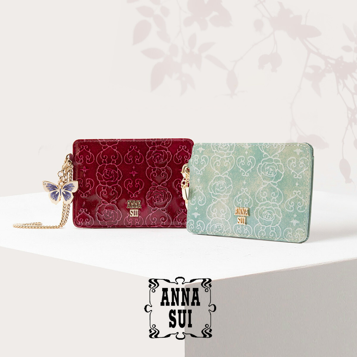 楽天市場】アナスイ パスケース ローズハート レディース 311633（新