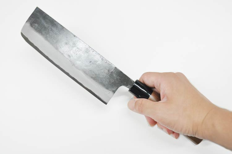 楽天市場】菜切包丁 黒打 青一 刃渡り 165mm #241766 土佐刃物 包丁 菜